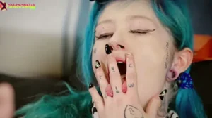 18 year old German girl tries to fist her tight pussy for the first time