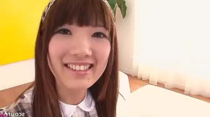 Cute Japanese Teen seduce to First Time Blowjob after intense Clit Play Orgasm