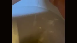 Just peeing slow